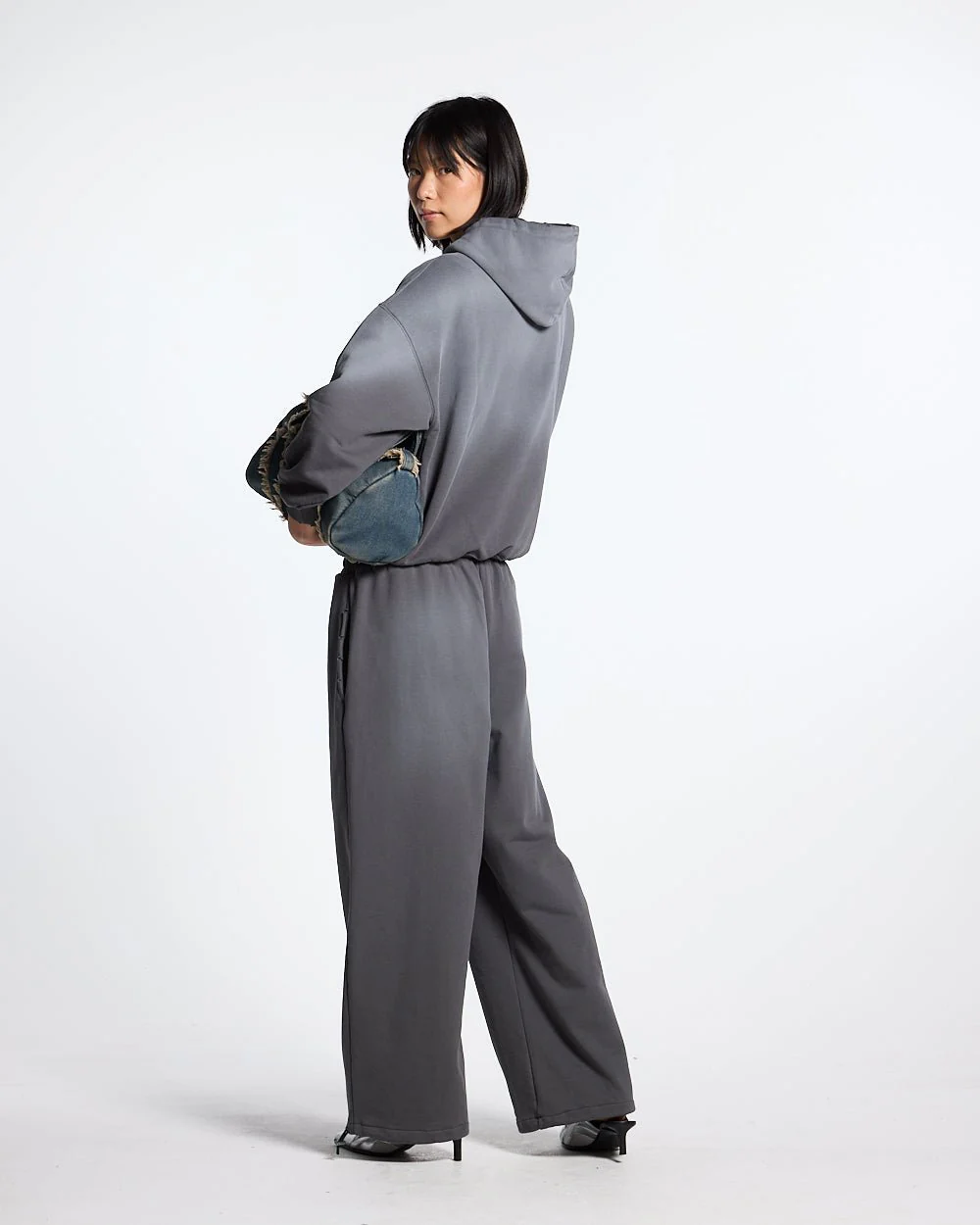 SCRIPT SWEATPANTS ANTRACITE GREY - Image 8