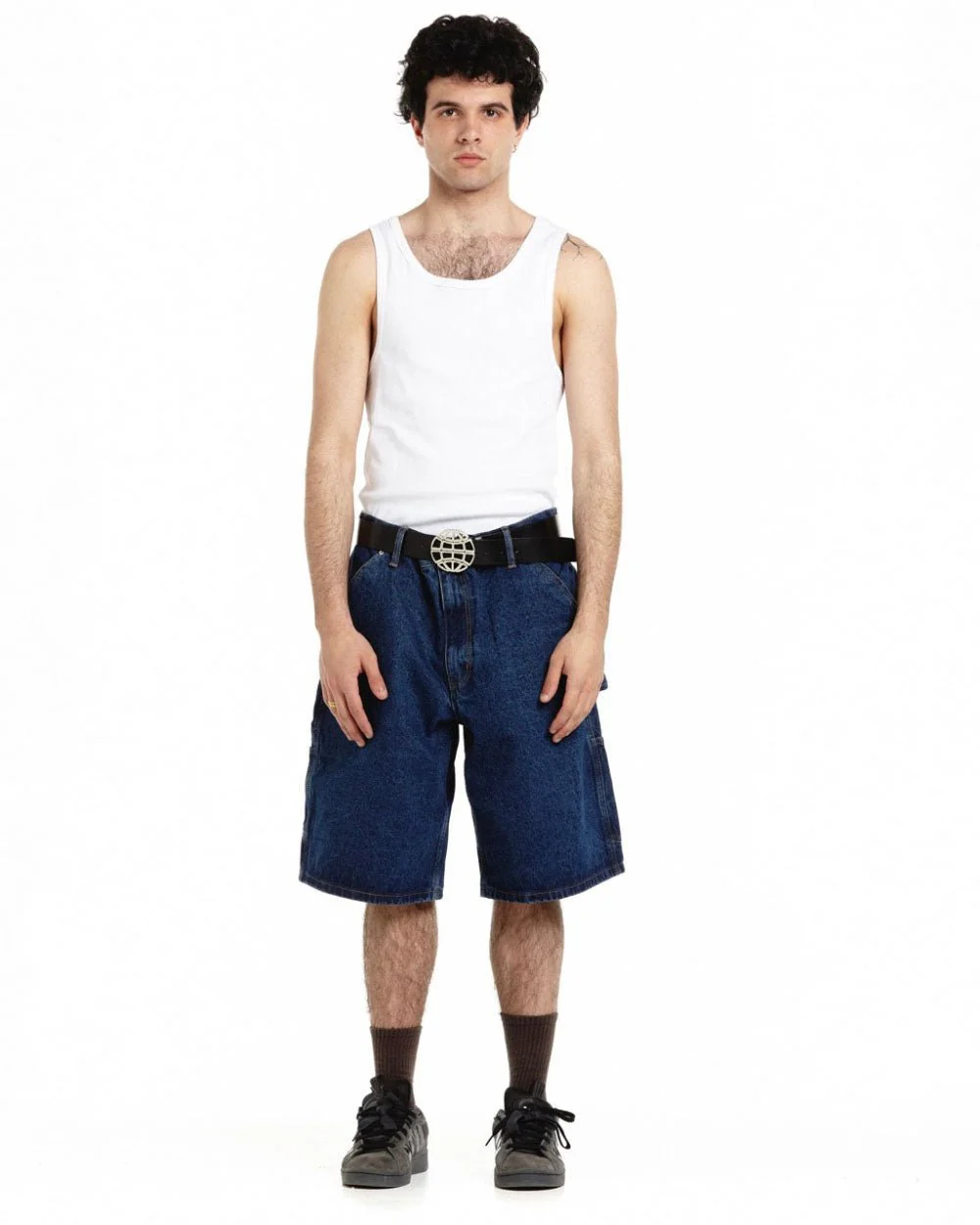 V1 CARPENTER SHORTS DARK DENIM - Image 3