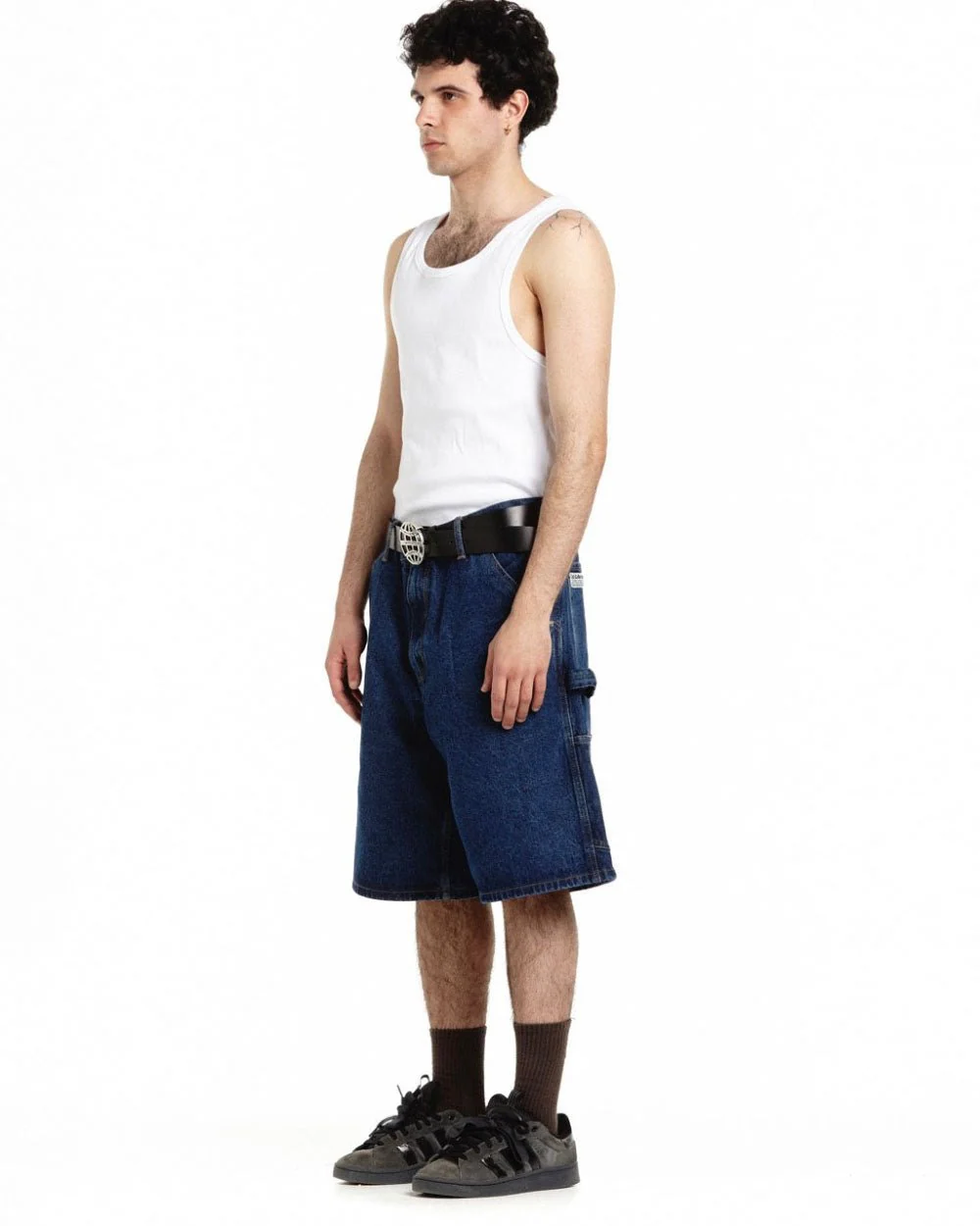 V1 CARPENTER SHORTS DARK DENIM - Image 4