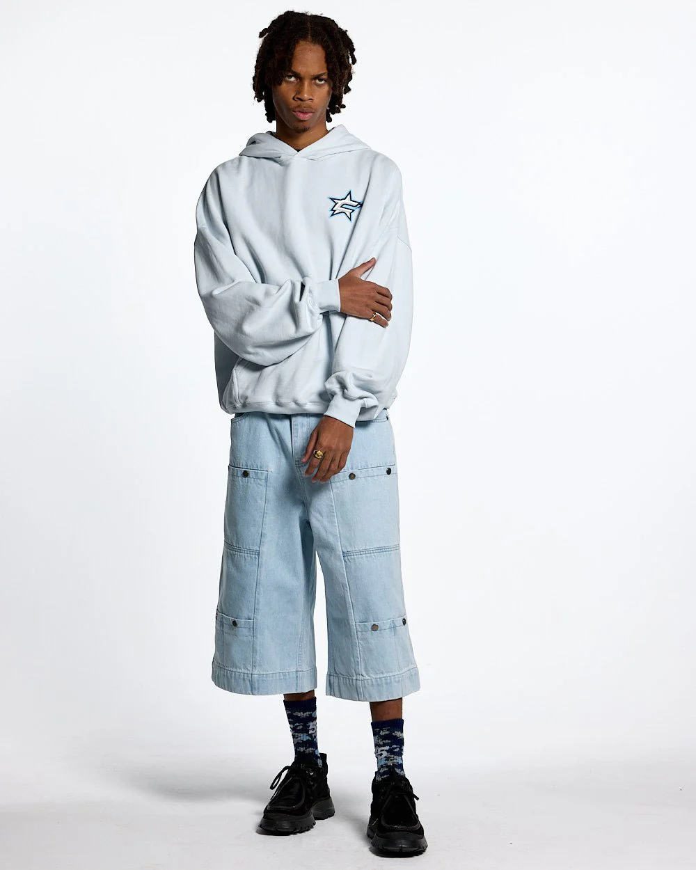 V2 SHORTS LIGHT DENIM - Image 3