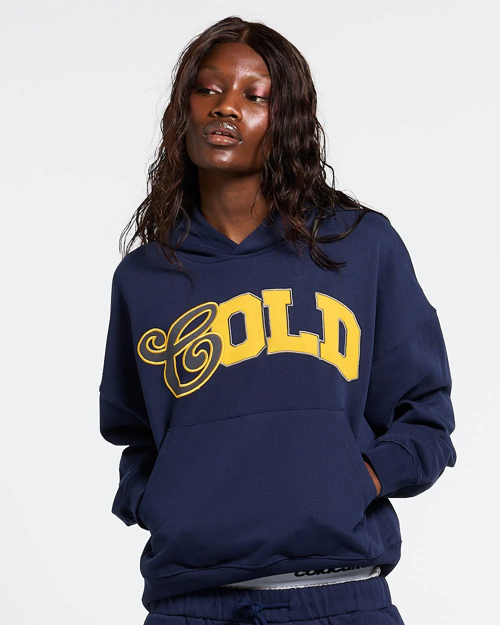 VARSITY HOODIE DARK BLUE - Image 5