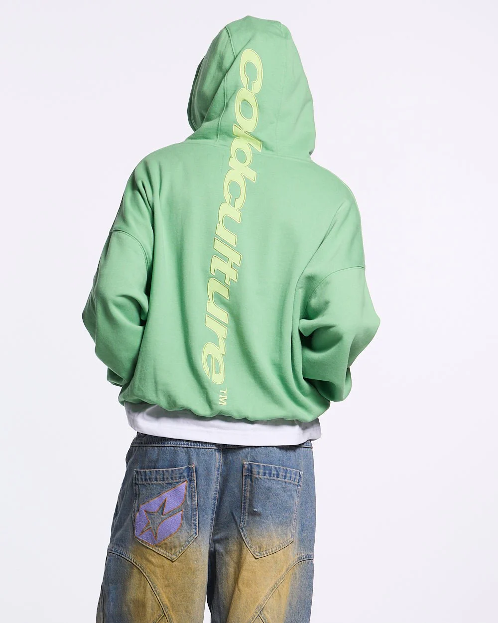 VERTICAL HOODIE GREEN - Image 2