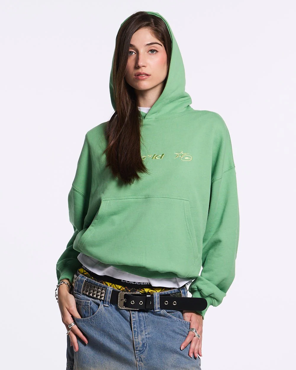 VERTICAL HOODIE GREEN - Image 6