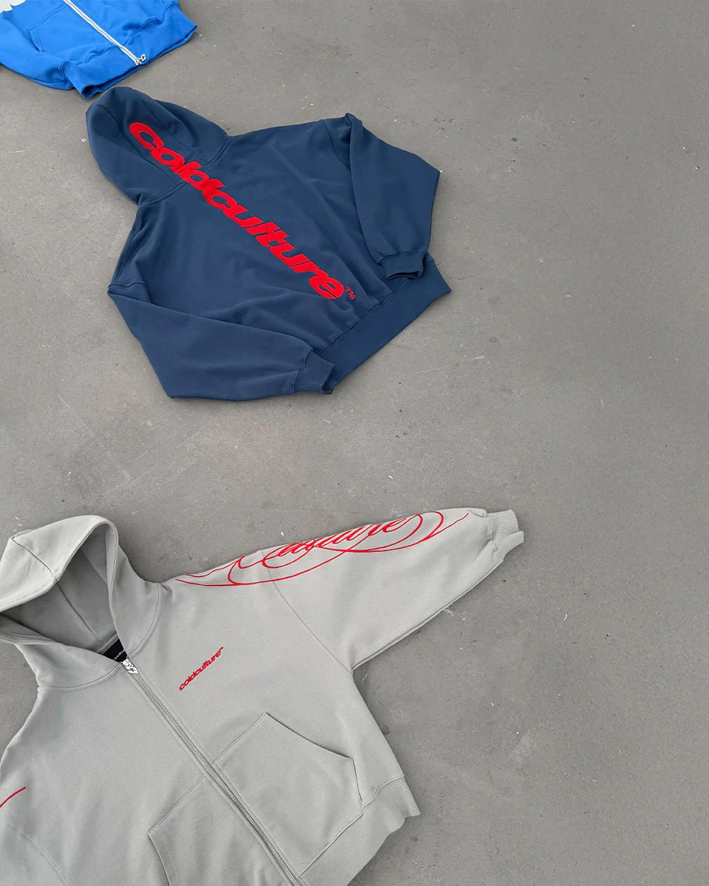VERTICAL HOODIE NAVY - Image 10