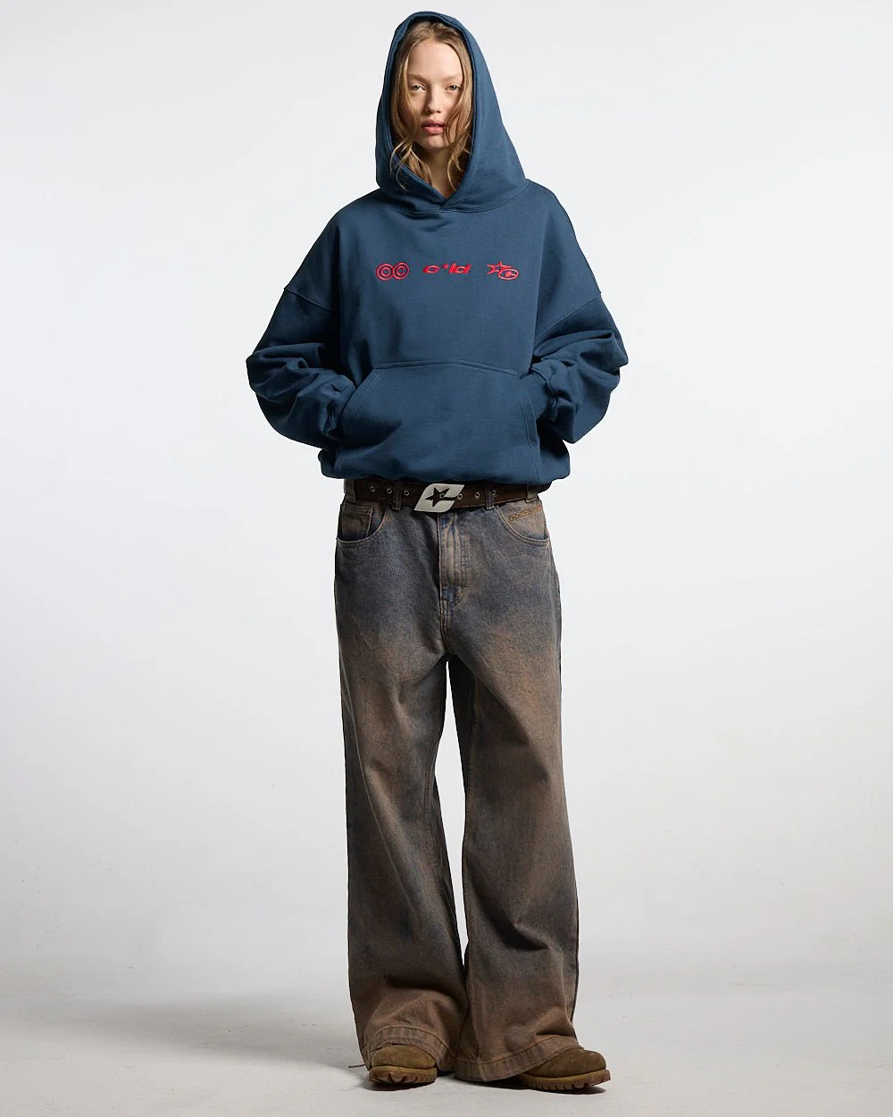VERTICAL HOODIE NAVY - Image 7