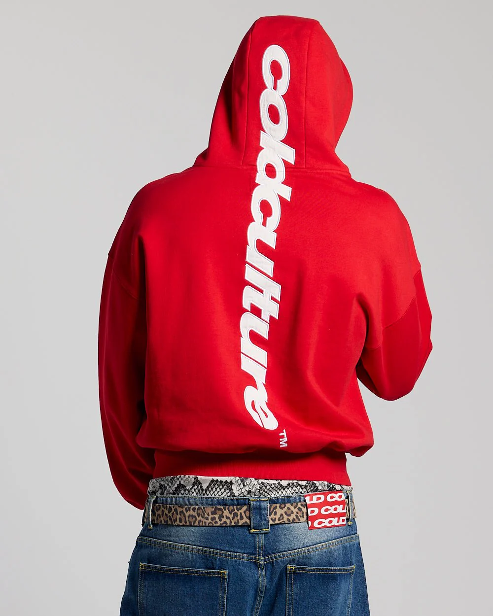 VERTICAL HOODIE RED - Image 2