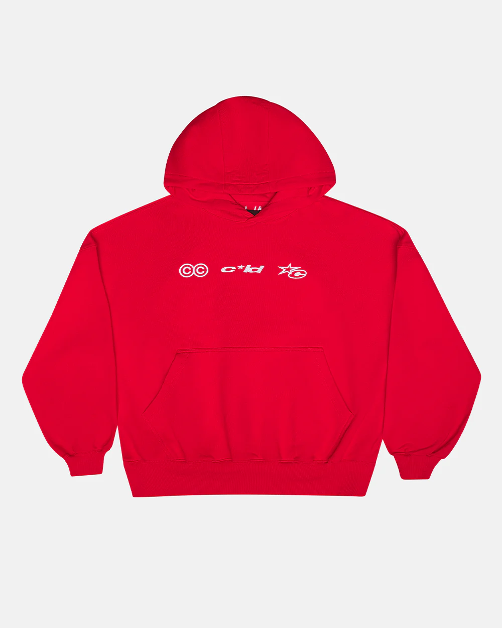 VERTICAL HOODIE RED - Image 3