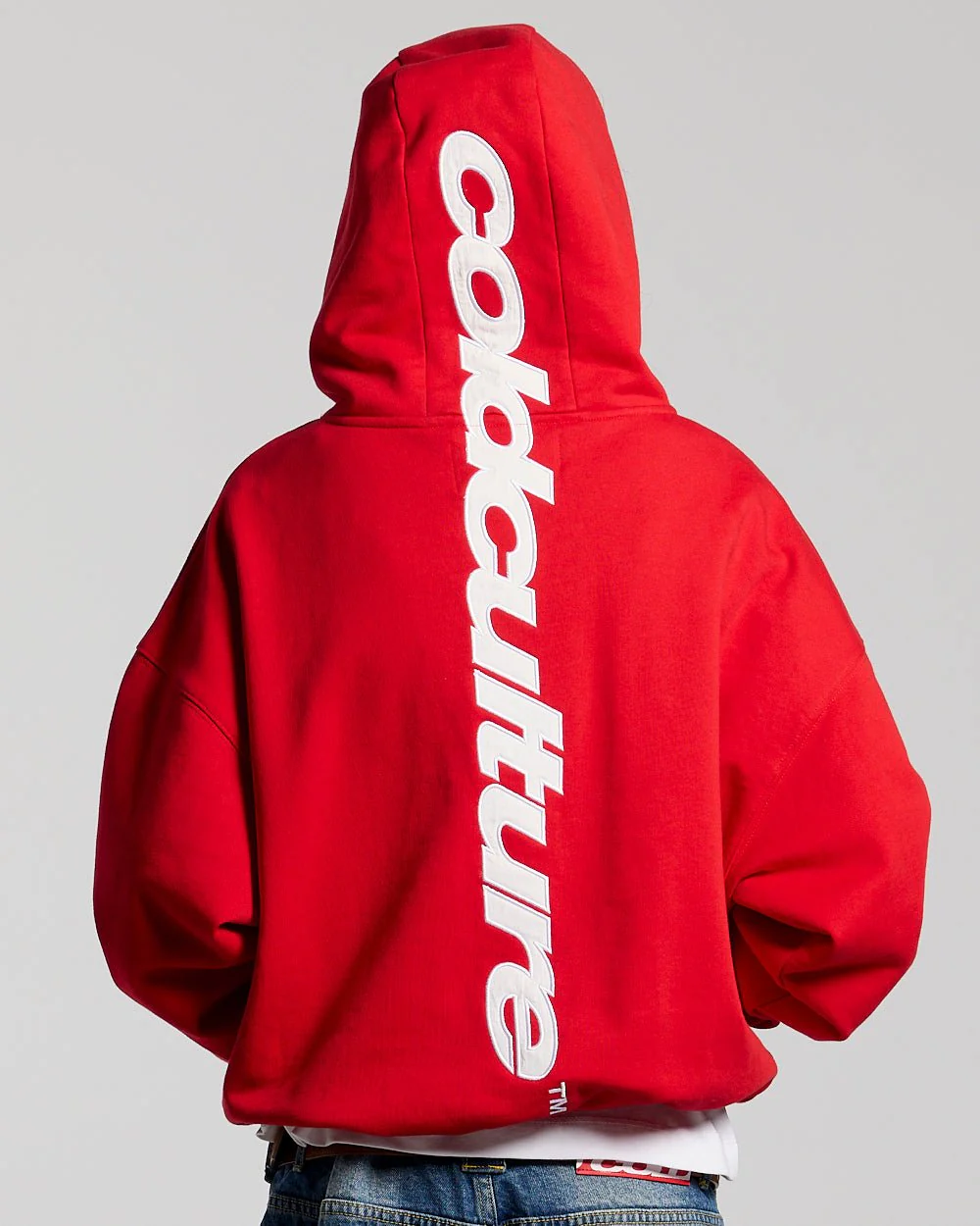 VERTICAL HOODIE RED - Image 6