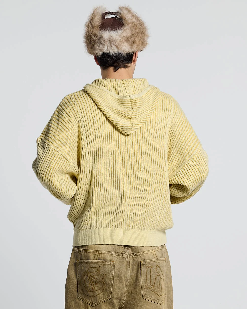 VIBE JUNCTION KNIT LIGHT YELLOW - Image 4