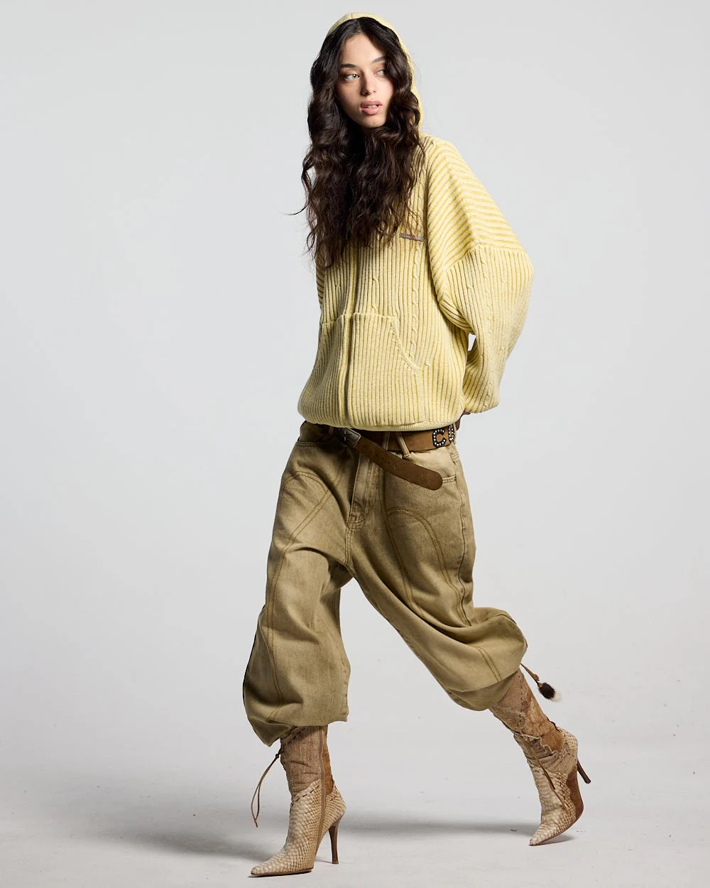 VIBE JUNCTION KNIT LIGHT YELLOW - Image 5