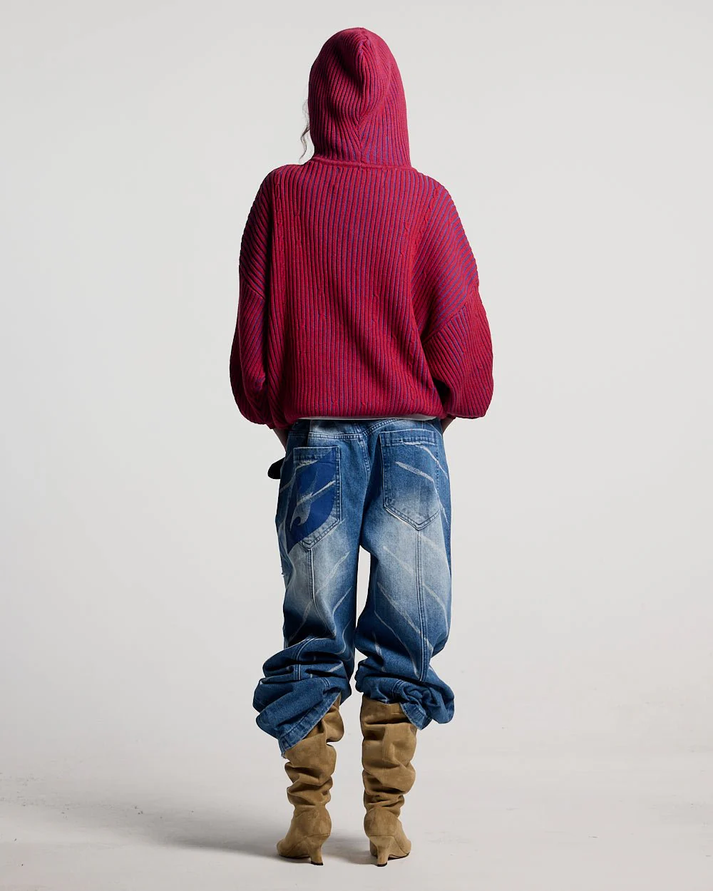 VIBE JUNCTION KNIT BLUE & RED - Image 6