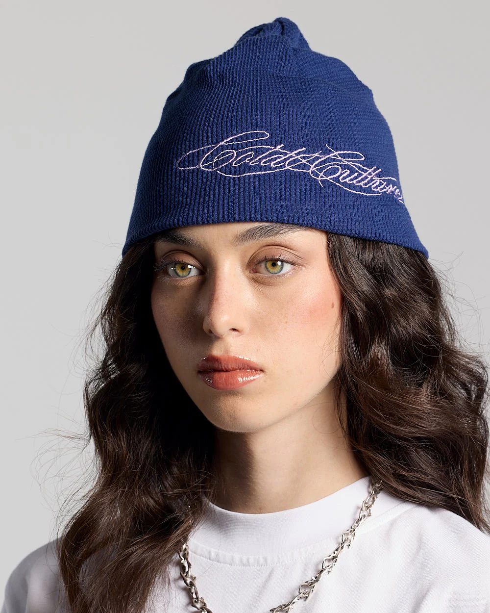 WAFFLE BEANIE BLUE - Image 4