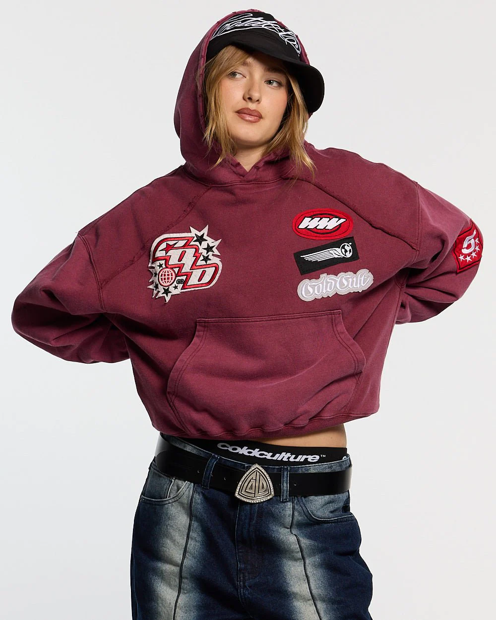 WALKER HOODIE BURGUNDY - Image 5