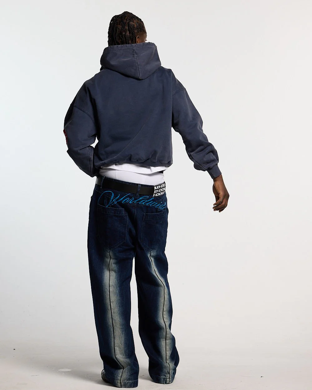 WALKER HOODIE DARK BLUE - Image 4