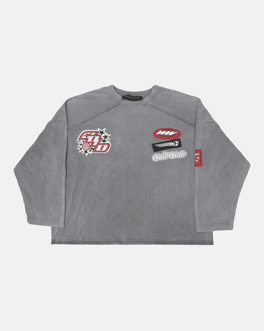 WALKER LONGSLEEVE LIGHT GREY - Image 2