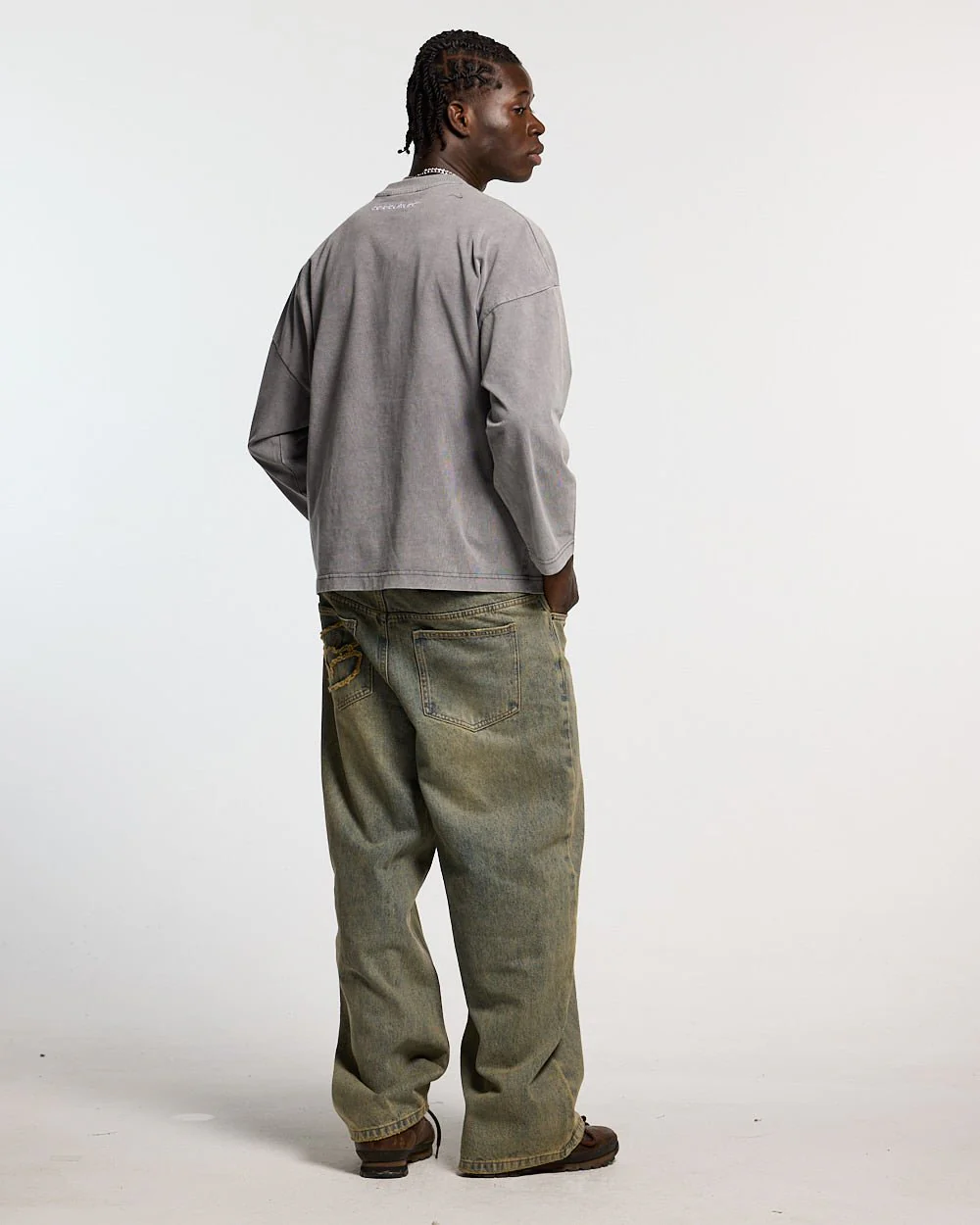 WALKER LONGSLEEVE LIGHT GREY - Image 3