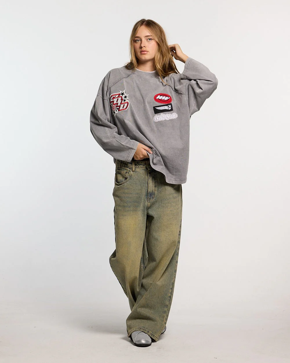 WALKER LONGSLEEVE LIGHT GREY - Image 5
