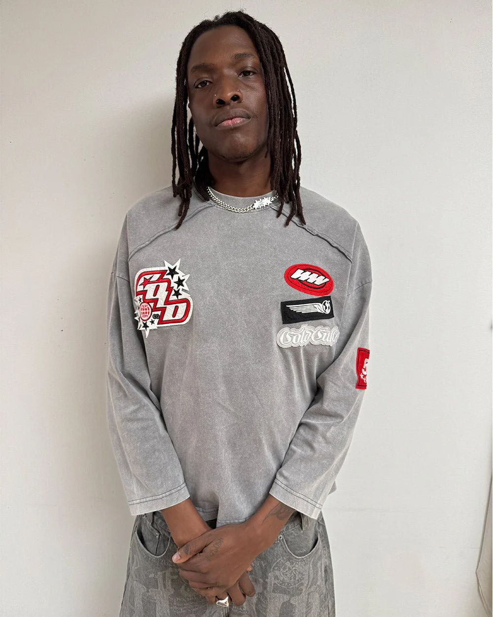 WALKER LONGSLEEVE LIGHT GREY - Image 7