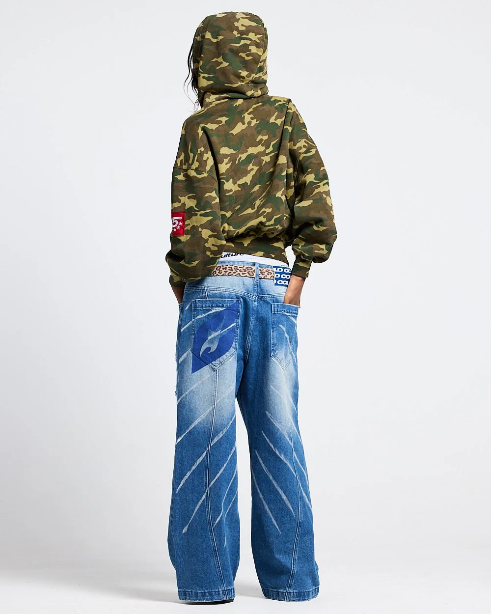 WALKER ZIP HOODIE GREEN CAMO - Image 4
