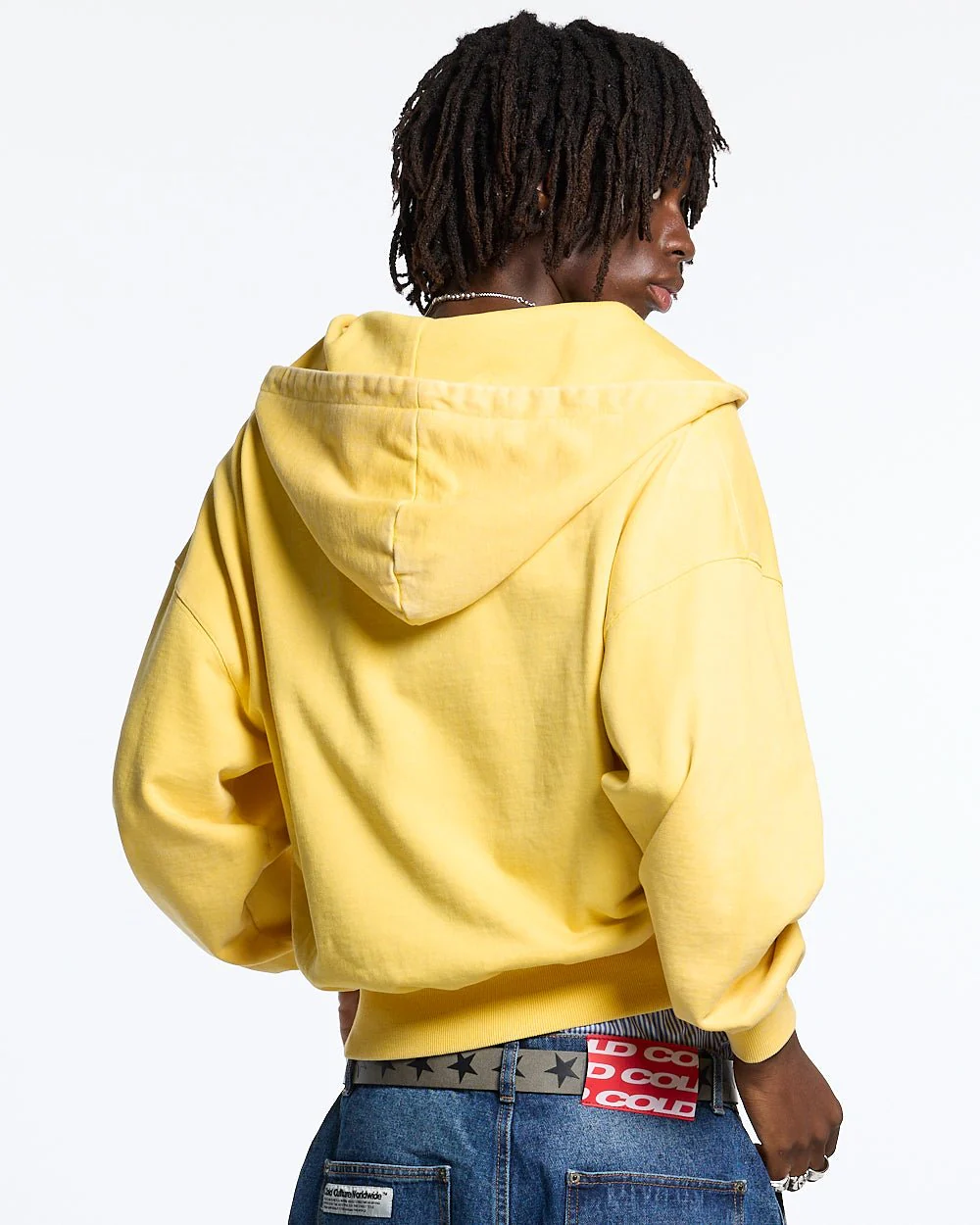 WALKER ZIP HOODIE YELLOW - Image 4