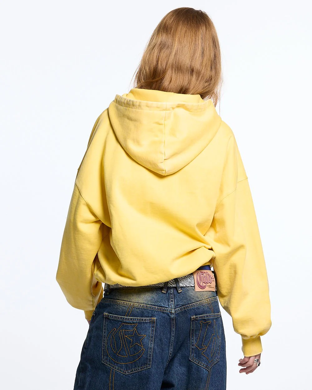 WALKER ZIP HOODIE YELLOW - Image 6