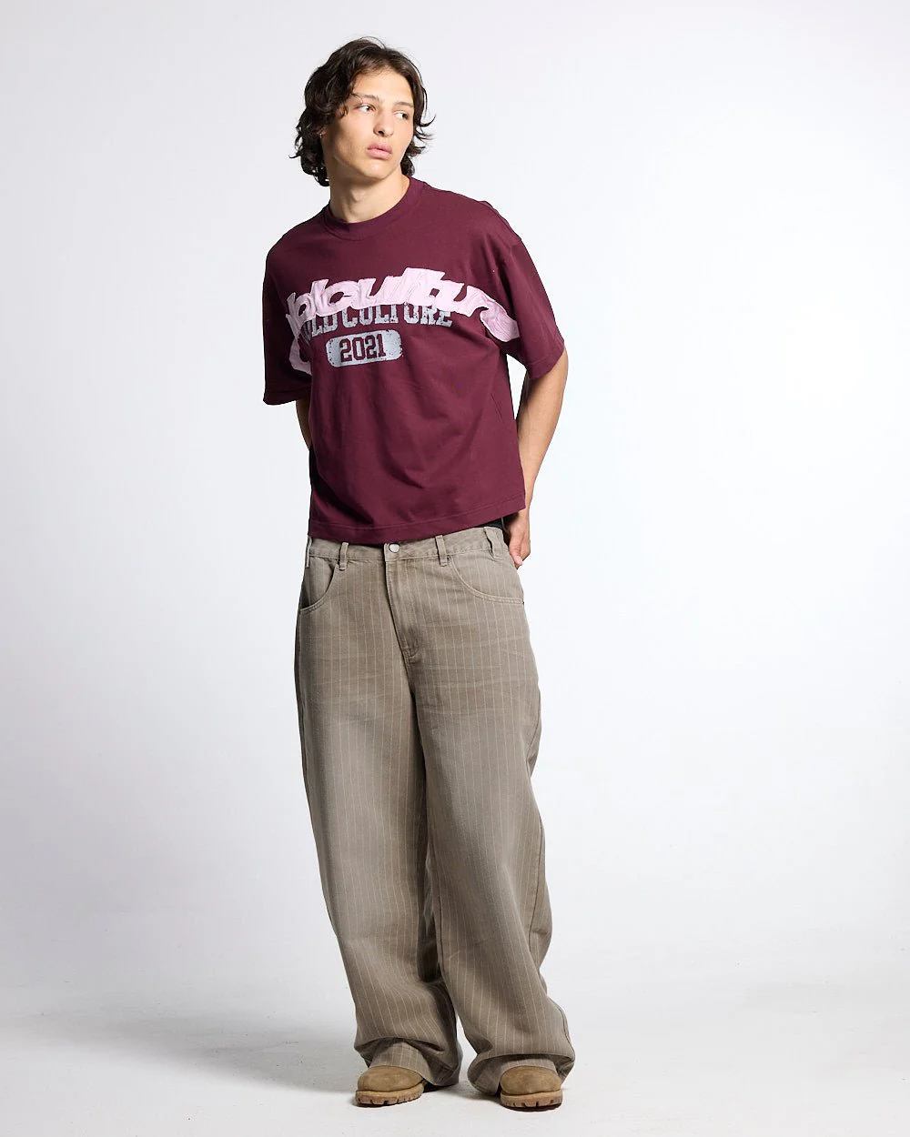 WASHED CASINO V1 PANTS BEIGE - Image 3