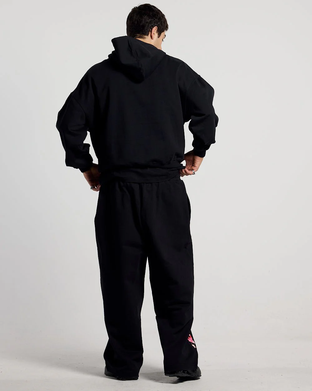 WILD CAMO HOODIE BLACK - Image 4