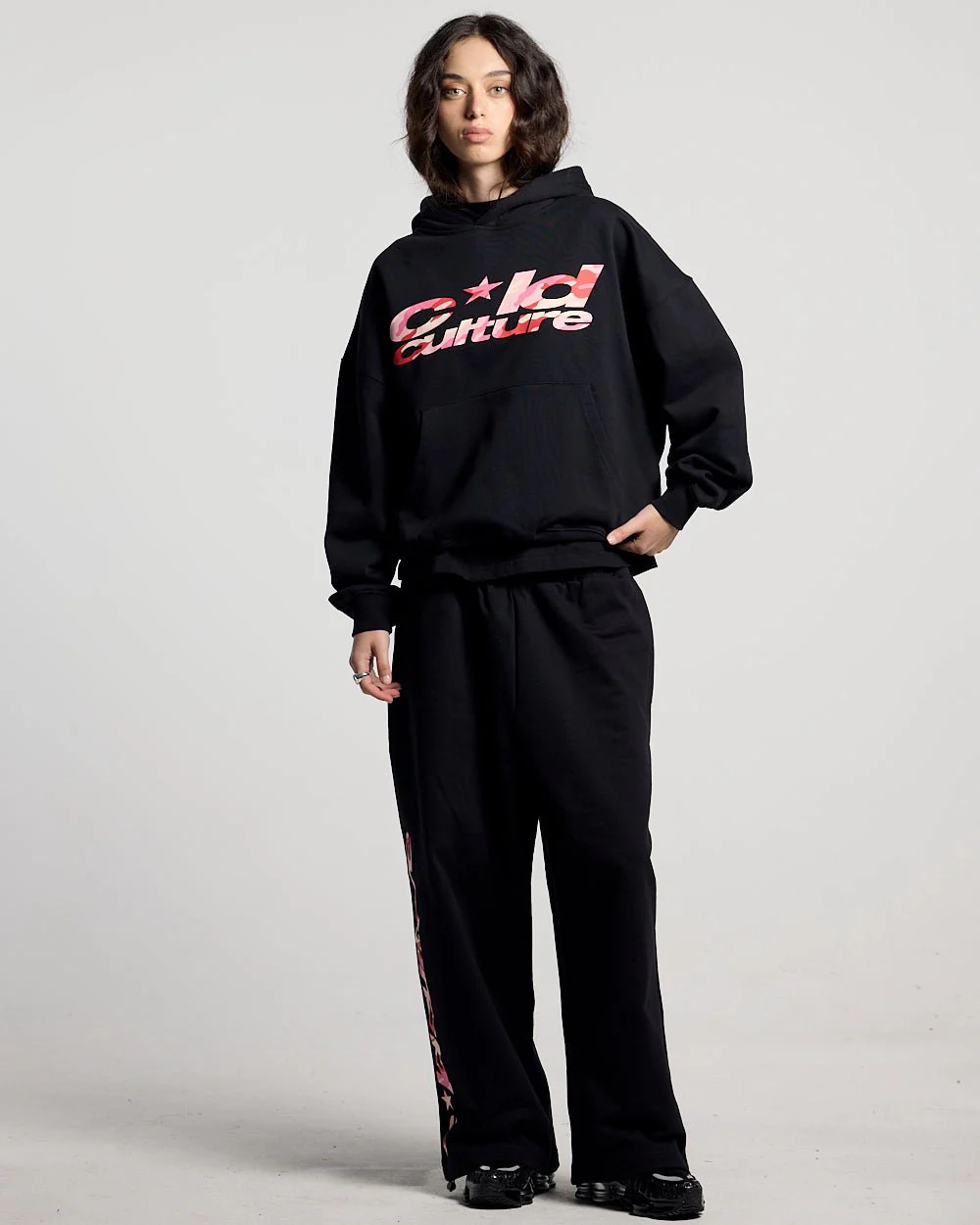WILD CAMO HOODIE BLACK - Image 5