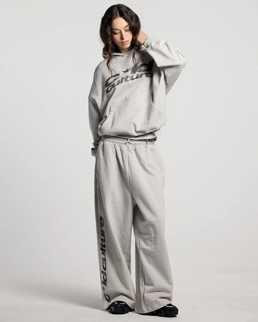 WILD CAMO SWEATPANTS LIGHT GREY - Image 7
