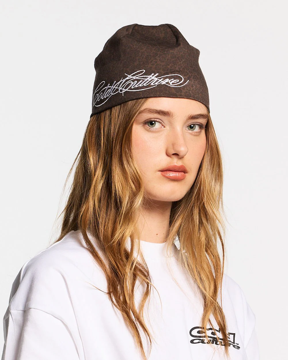 WILD SCRIPT BEANIE LEOPARD - Image 3
