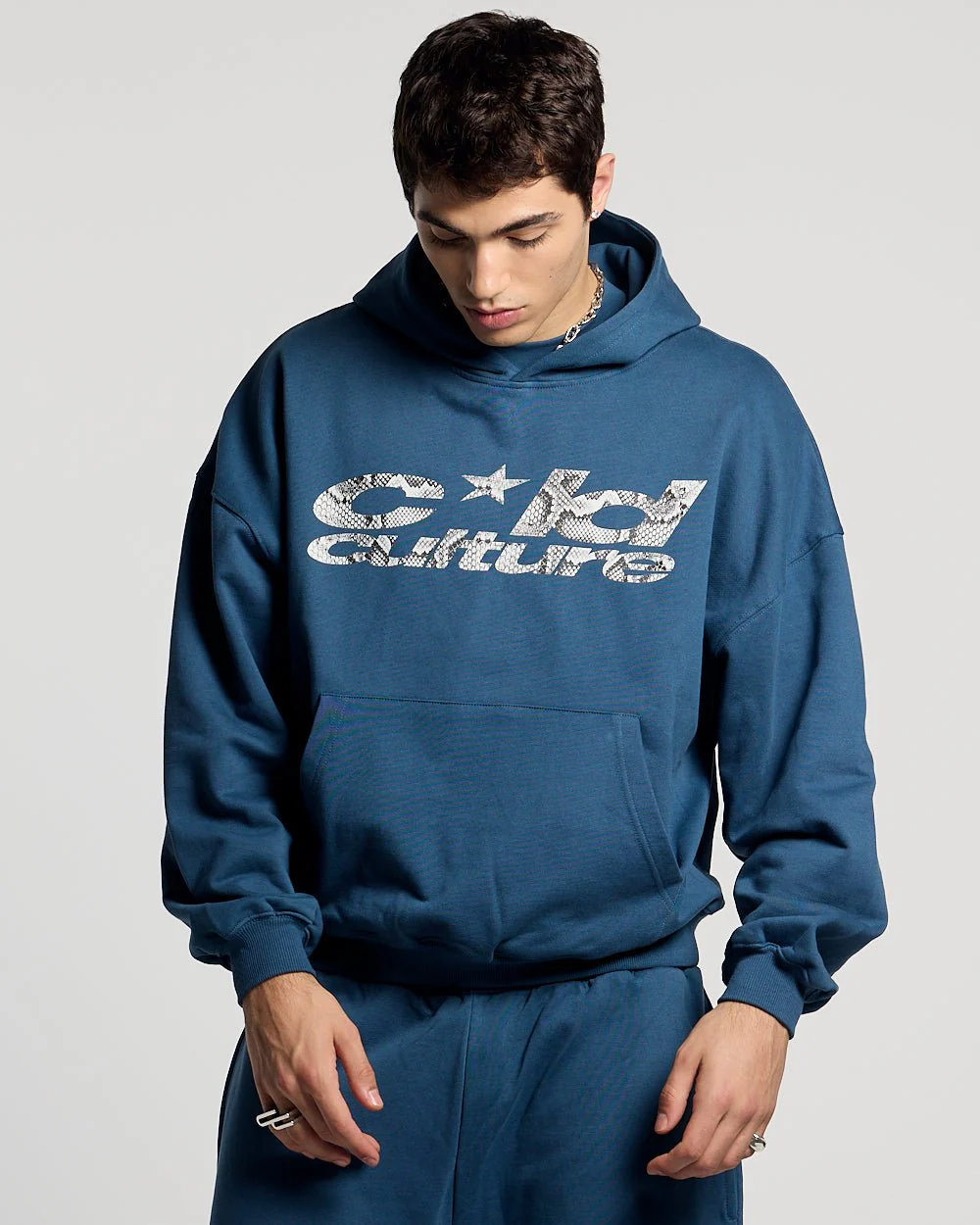 WILD SNAKE HOODIE NAVY BLUE - Image 2