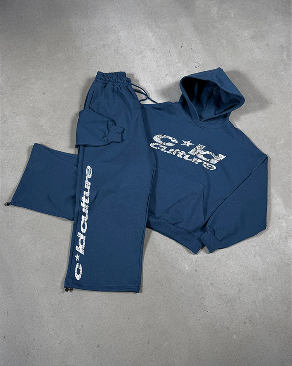 WILD SNAKE HOODIE NAVY BLUE - Image 8