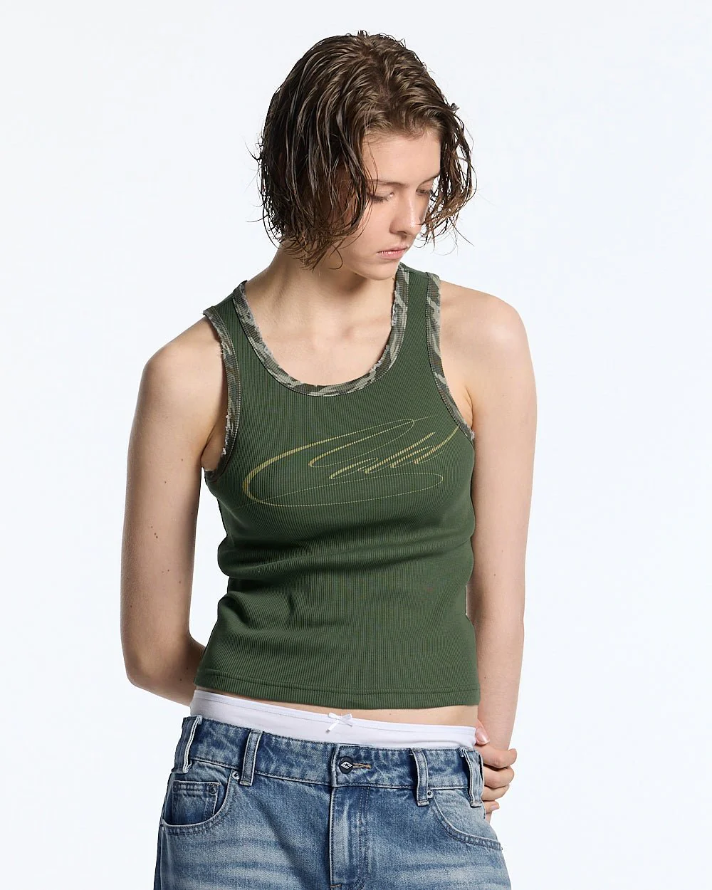 WILD TANK TOP GREEN