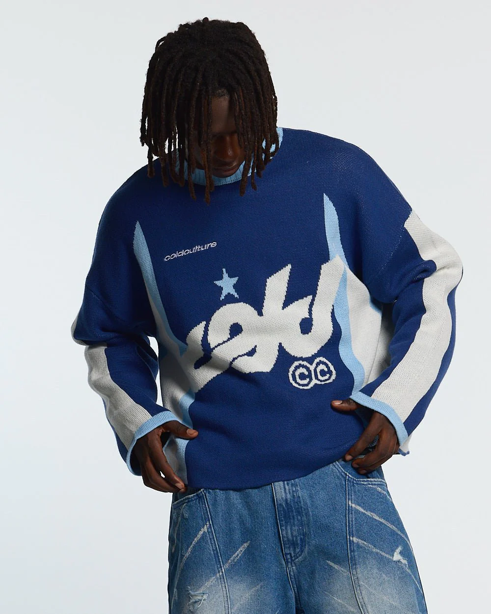 WINNER KNIT BLUE - Image 3