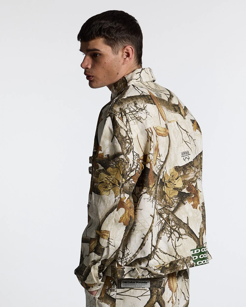 WORK ZIP JACKET REALTREE WHITE - Image 4