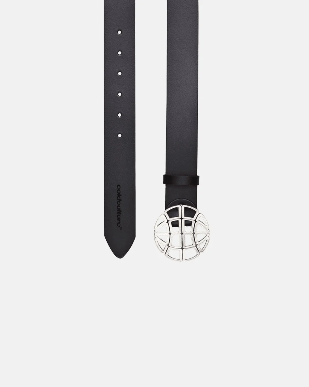 WORLD LEATHER BELT BLACK - Image 2