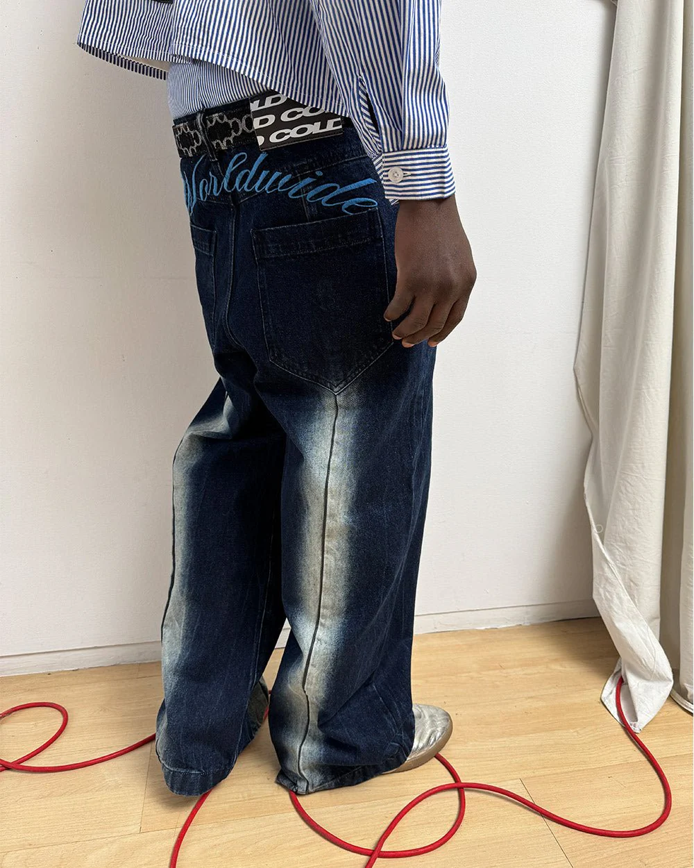 WORLDWIDE V2 PANTS DARK DENIM - Image 13