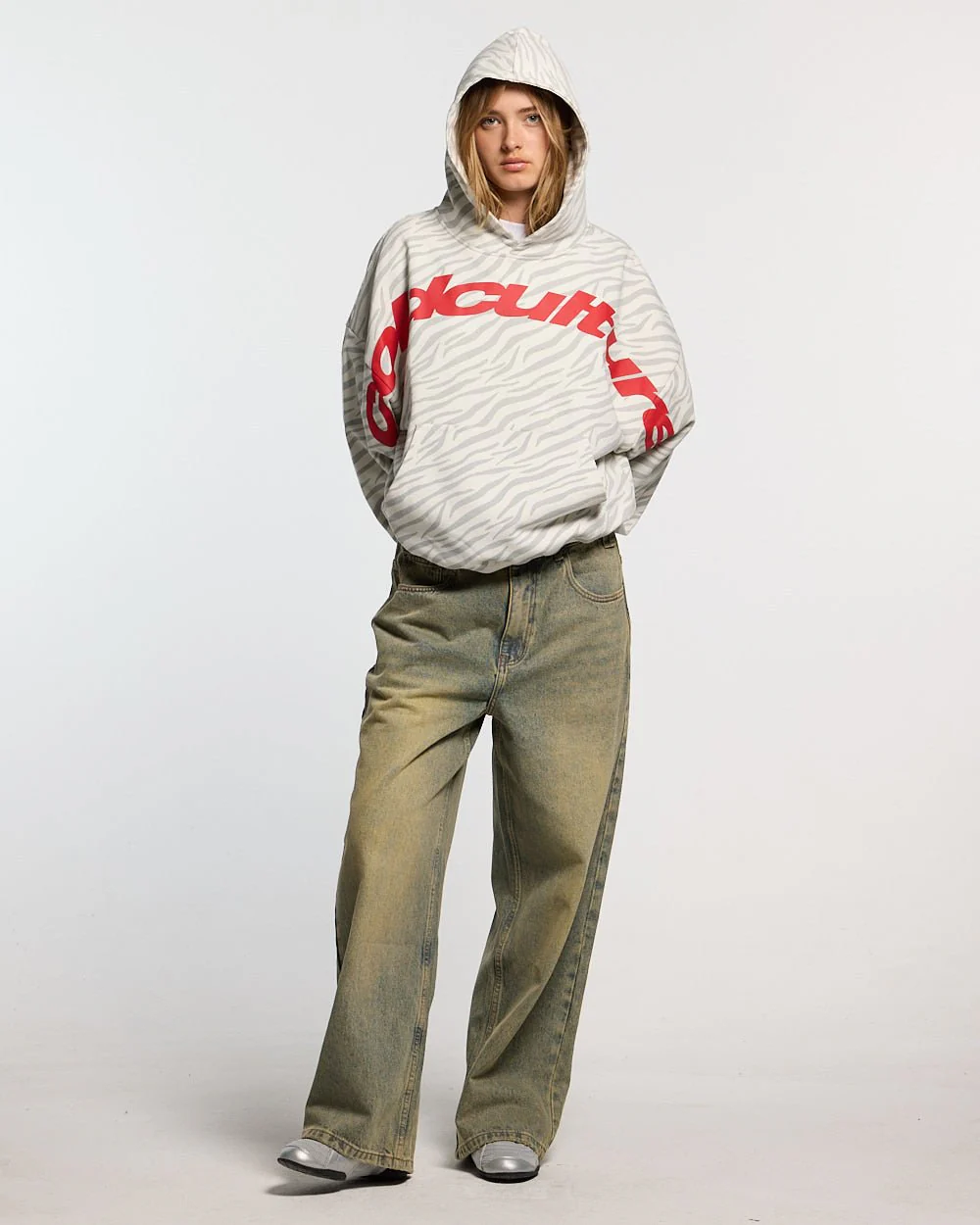 ZEBRA HOODIE WHITE - Image 5
