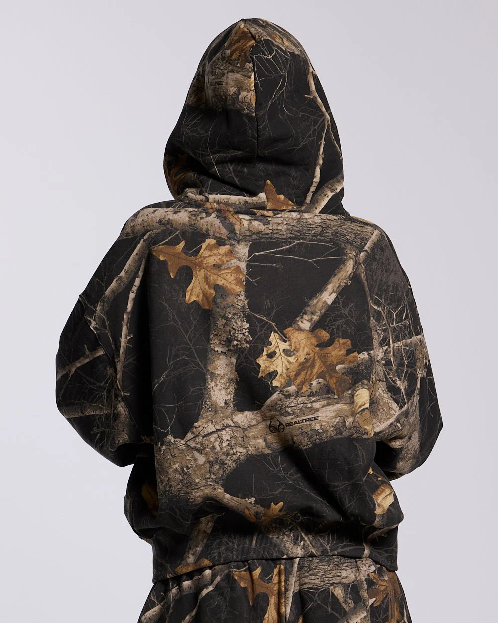 ZIP HOODIE REALTREE BLACK - Image 6